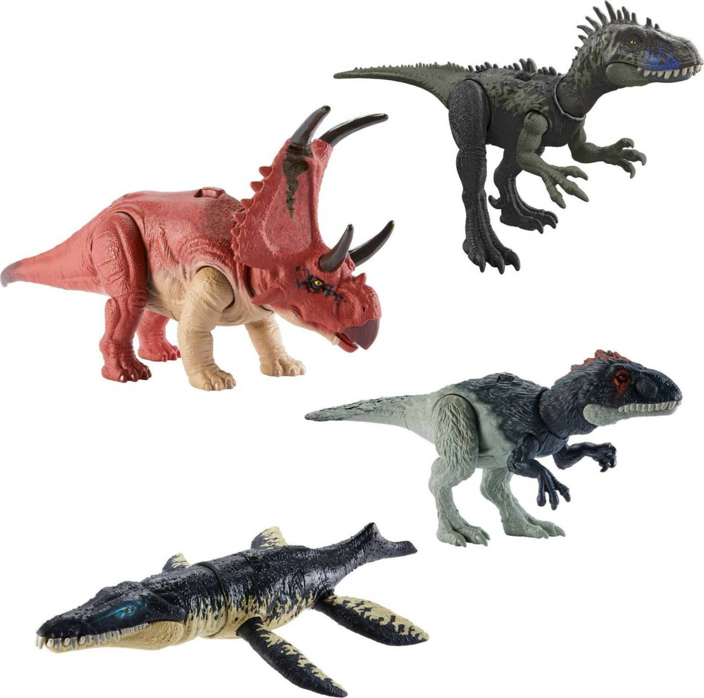 Mattel Jurassic World Wild Roar Dino Trackers Figur sortiert (HLP14) Sammelfiguren