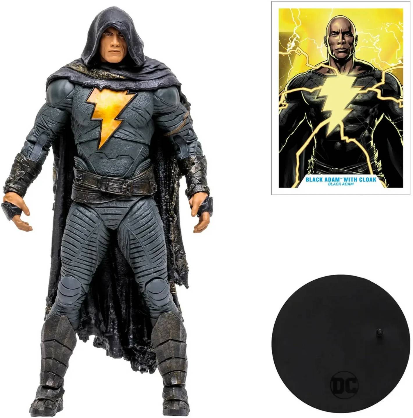 McFarlane Toys DC Multiverse Black Adam MovieBlack Adam with Cloak McFarlane Toys DC Multiverse Black Adam Movie